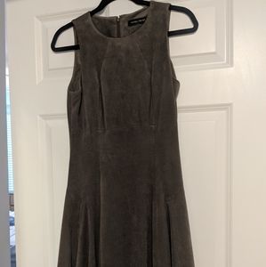 Gorgeous Faux Suede Fit and Flare Dress, size 4